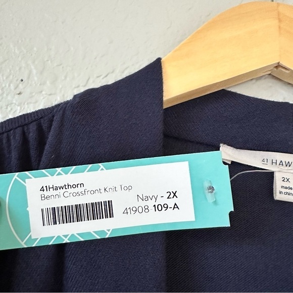 Benni Wrap Front Ruched Knit Top - Picture 8 of 11